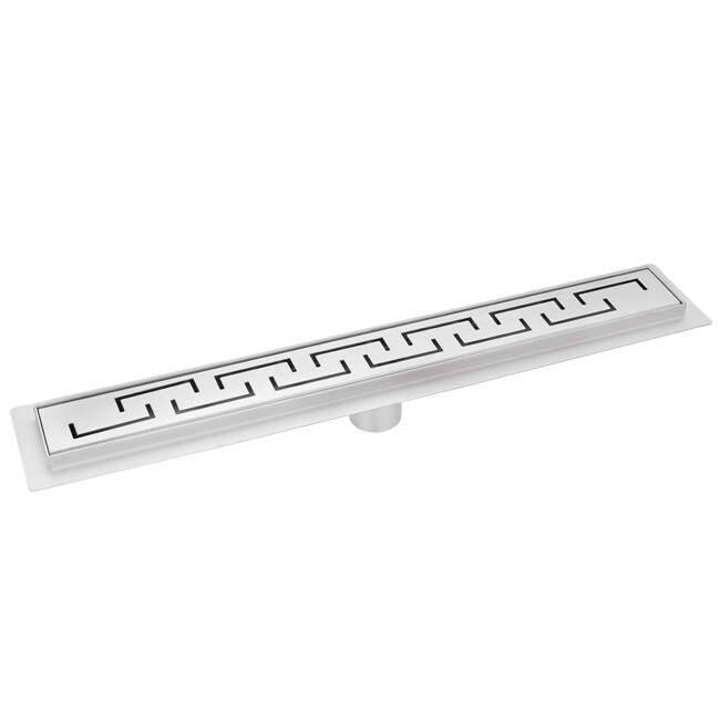 Lineær bruserafløb med slutudgang