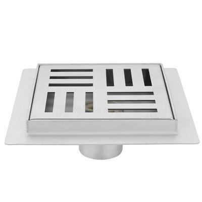 12x12 Rostfritt stål golvavlopp