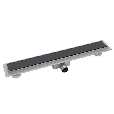 Lineārais drenāžas melns stikls