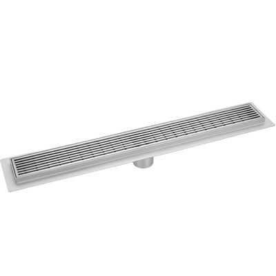 ग्रेट के साथ लंबा शावर ड्रेन