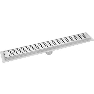 Brusegravafløb i rustfrit stål