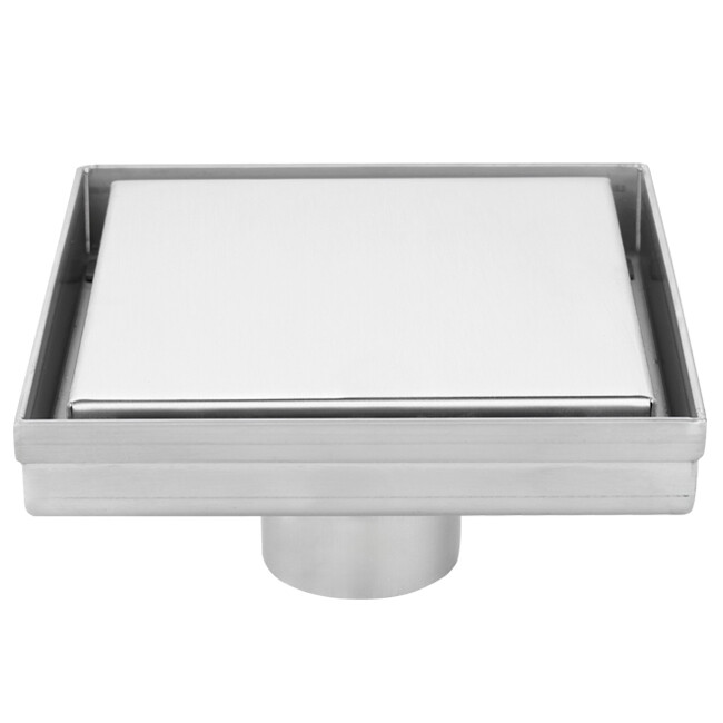 Τετράγωνη αποχέτευση ντουζιέρας από ανοξείδωτο χάλυβα