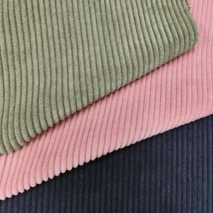 8W Poly Nylon Stretch Corduroy Fabric
