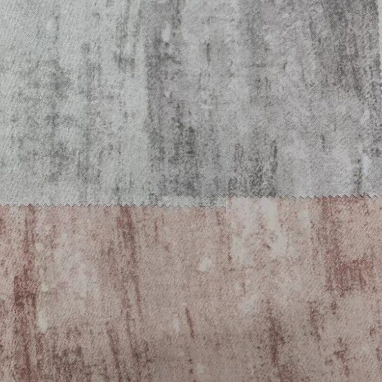 abstract dyed poly imitation acetate fabric 2