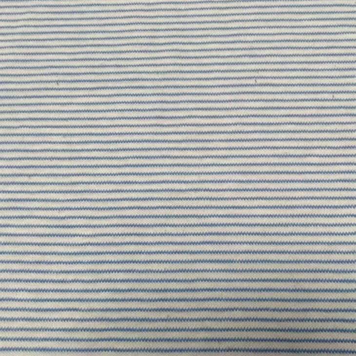 Blue And White Striped Cotton Linen Blend Fabric suppliers