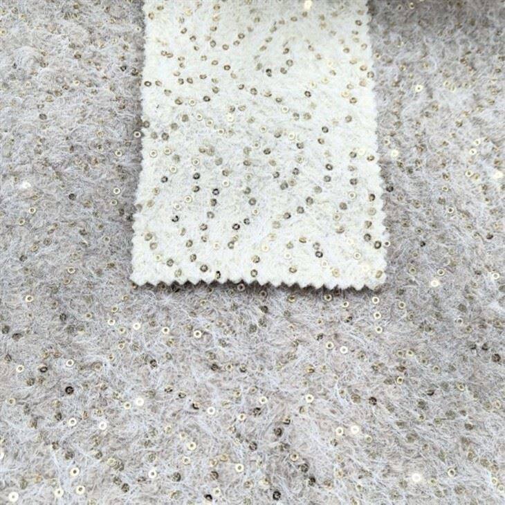 Boucle Payetli kashta tikuvchi mato