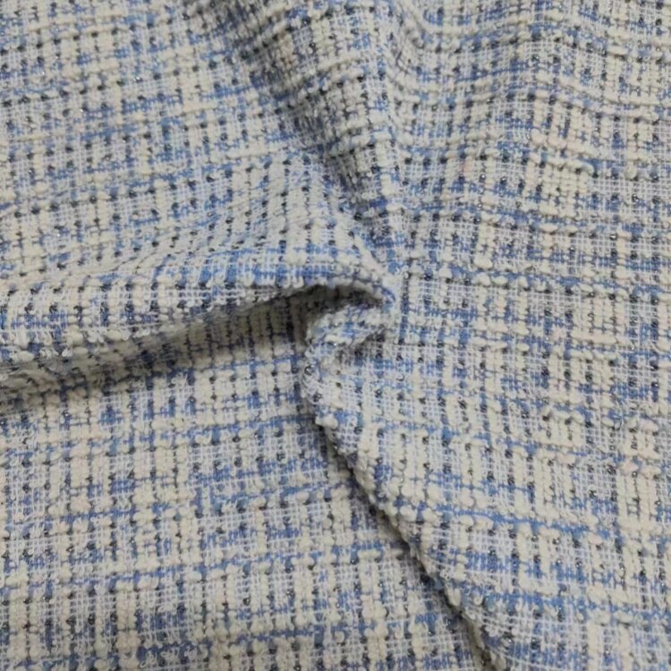 Fabraic Cniotáilte Cniotáilte Bright Silk Colorful