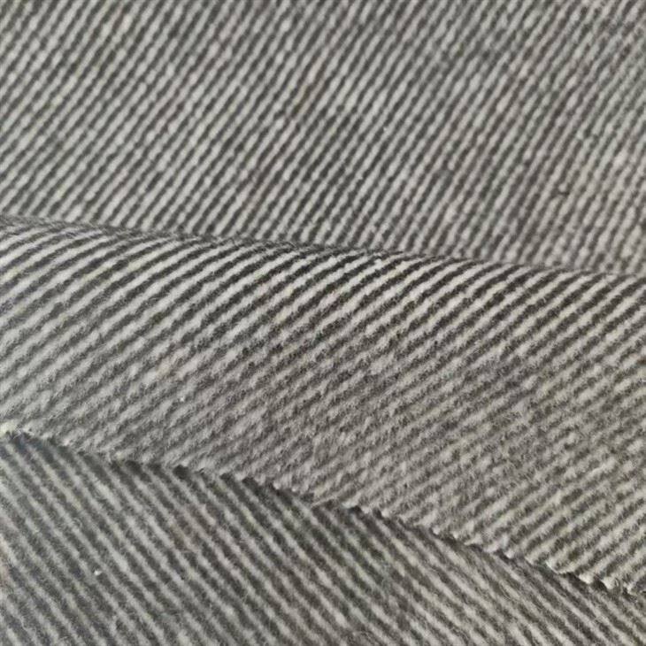 Brown Wool Medium Twill Fabric