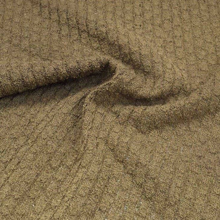Camel Waffle Jacquard Knit Fabric suppliers