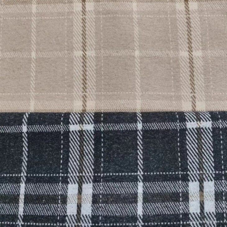 Check Knit Jacquard Fabric