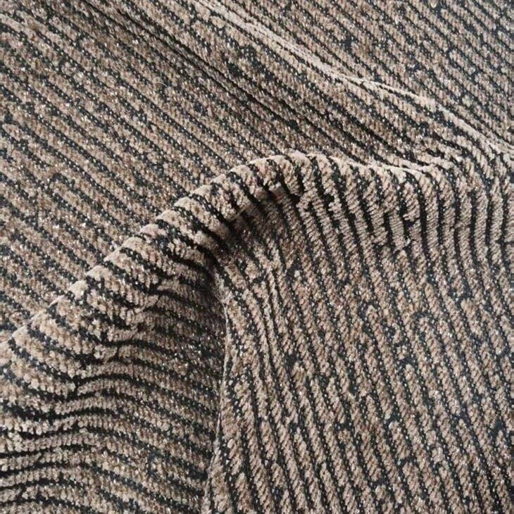 Chenille Knit Big Twill Fabric