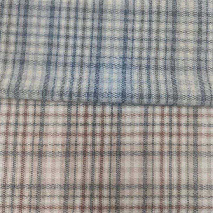 China Fashion Poly Rayon Stretch Check Fabric