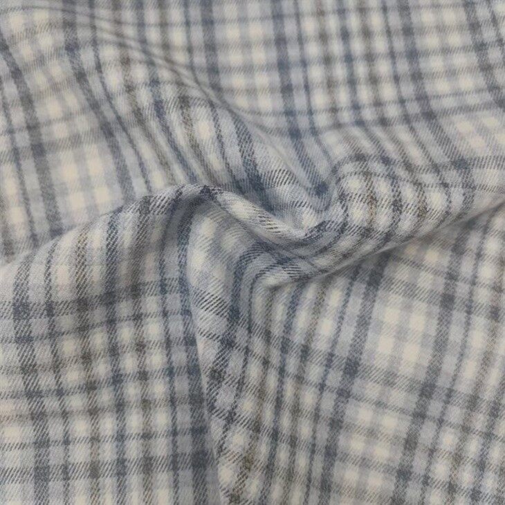 China Fashion Poly Rayon Stretch Check Fabric