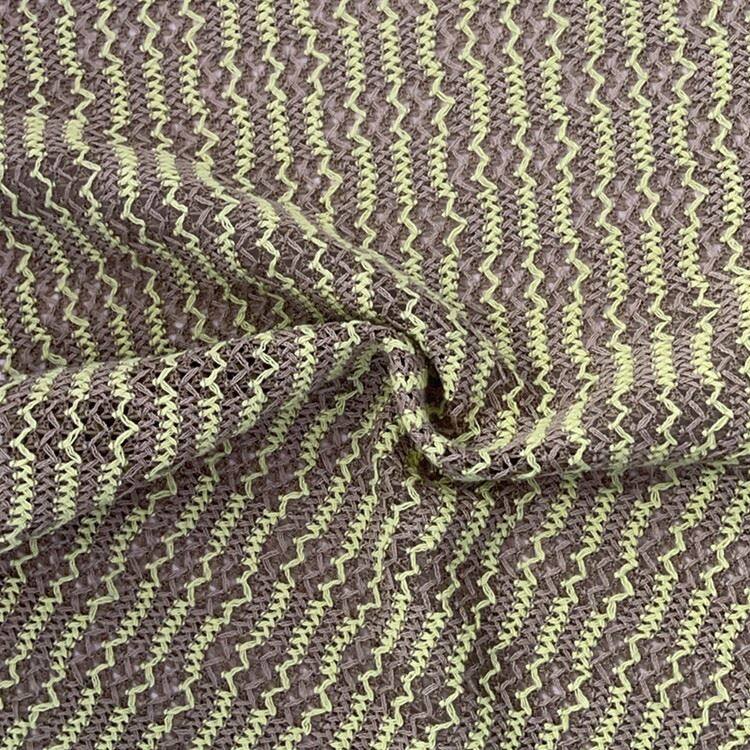 Трикотажное полотно с цветной полоской