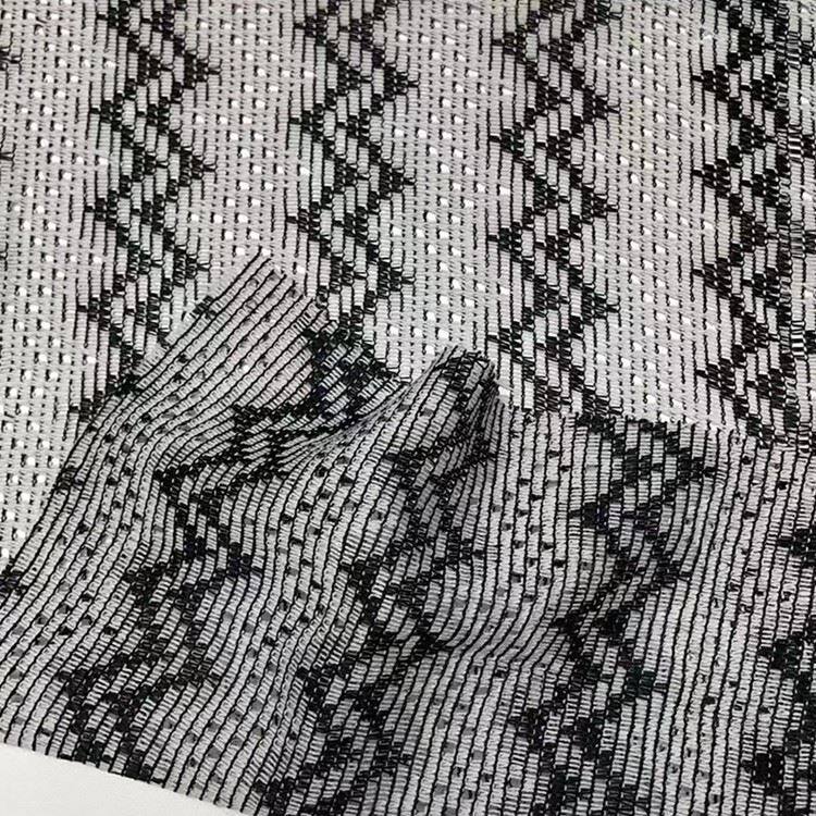 Cotton Polyester Wave Crochet Fabric 2