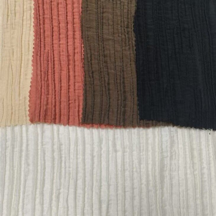 Crinkle Finish Tencel efni