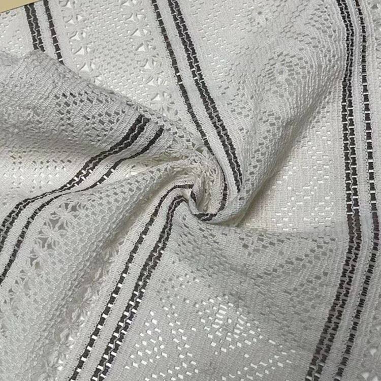 Trikotajli poli paxta chiziqli mato