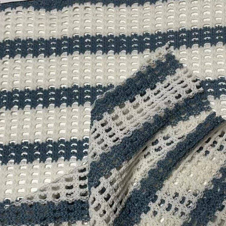 crochet poly cotton knit fabric 2