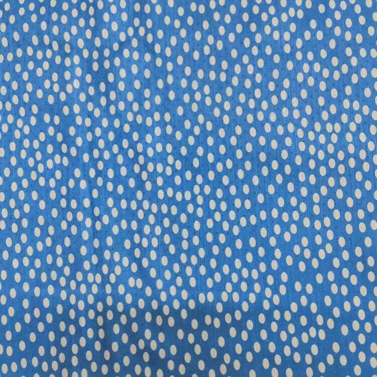dot poly dobby print fabric 2