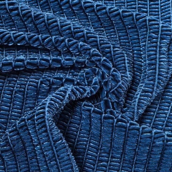 Fine Drapey Velvet Plisse Fabric