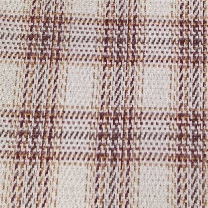 Flannel Plaid Jacquard Knit Fabric