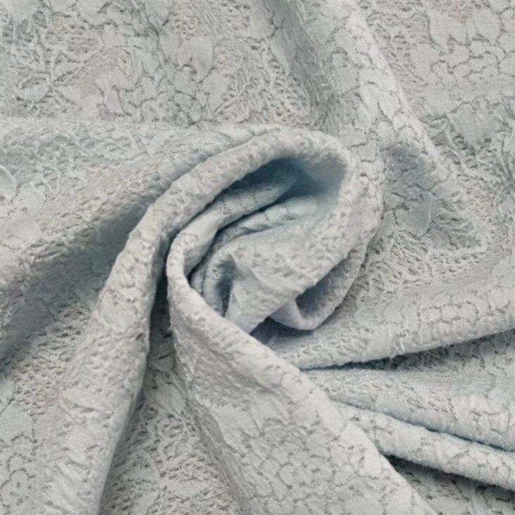 Tecido de malha jacquard floral