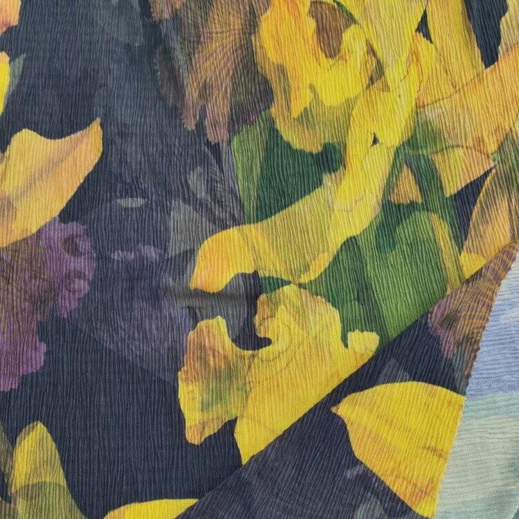 floral mesh print fabric 2