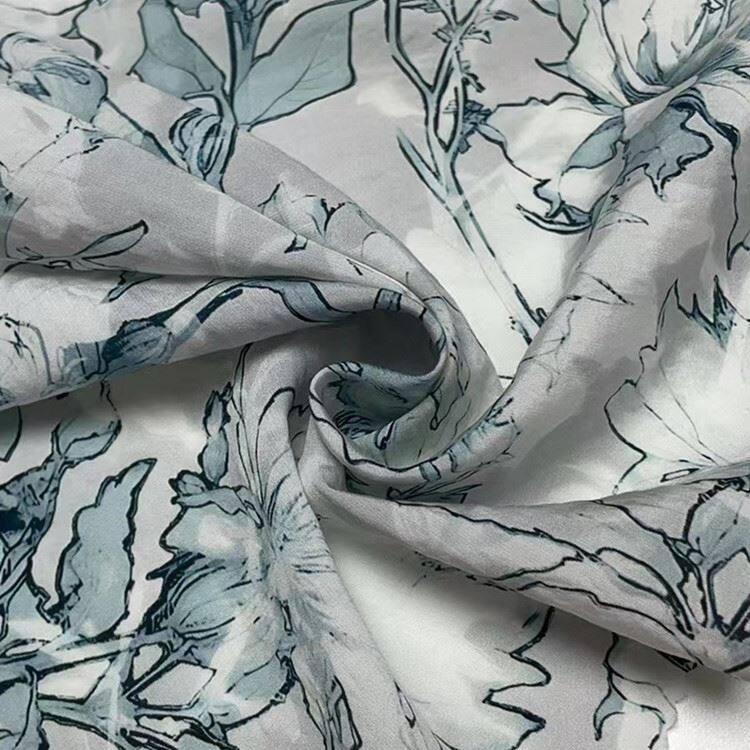 Floral Nylon Rayon Digital Print twal