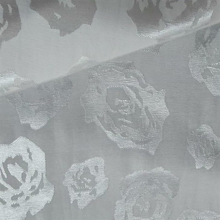 floral viscose jacquard fabric 2