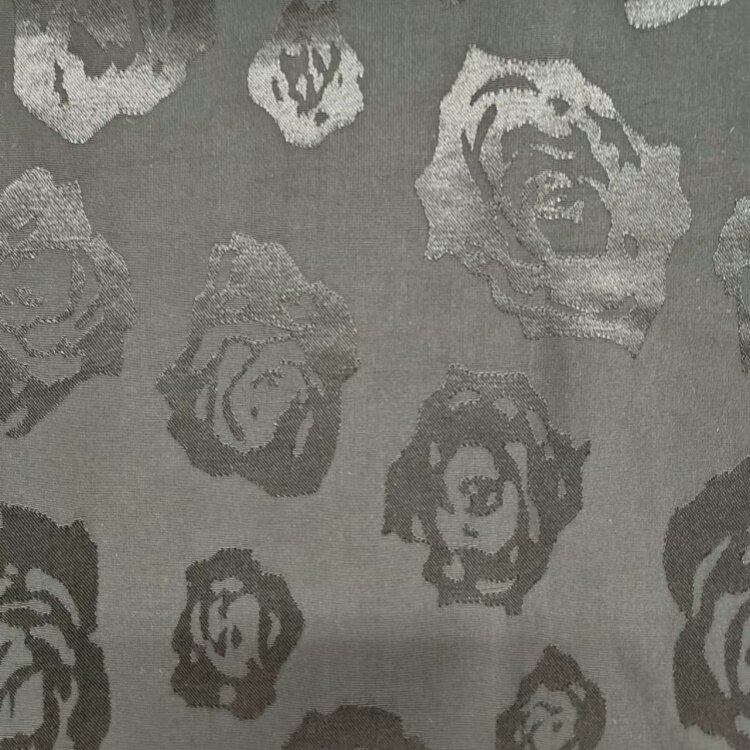 Floral viskose Jacquard stoff