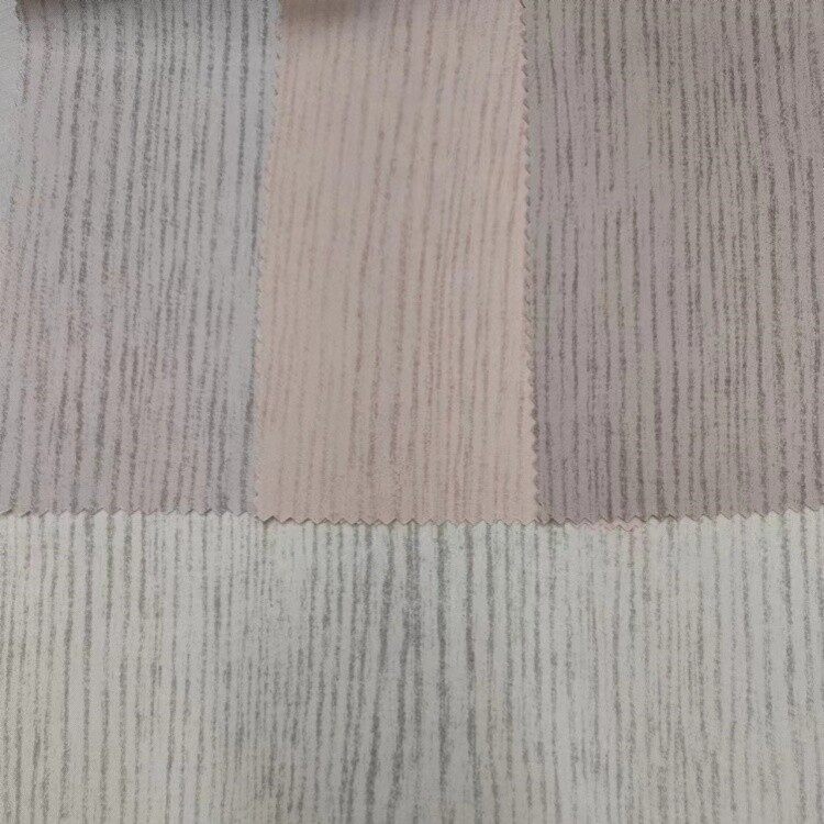 foggy striped print poly imitation acetate fabric 2