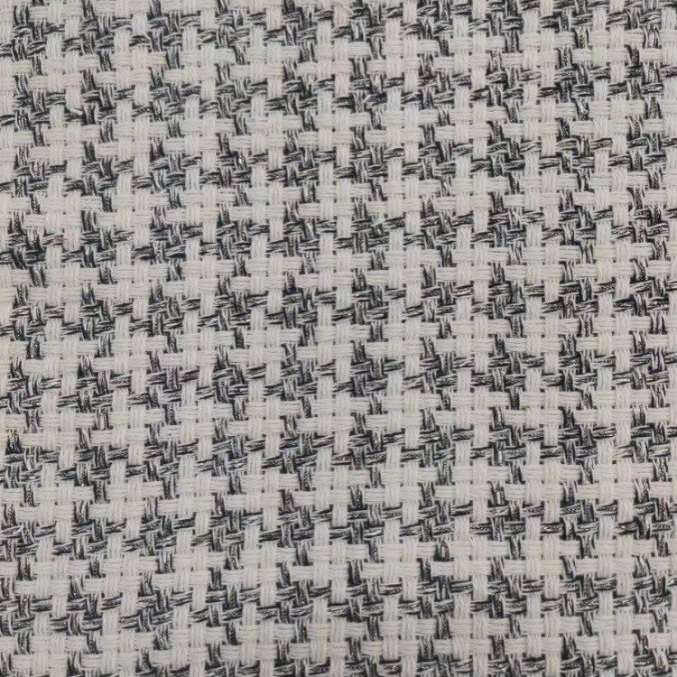golden thread houndstooth tweed fabric 2