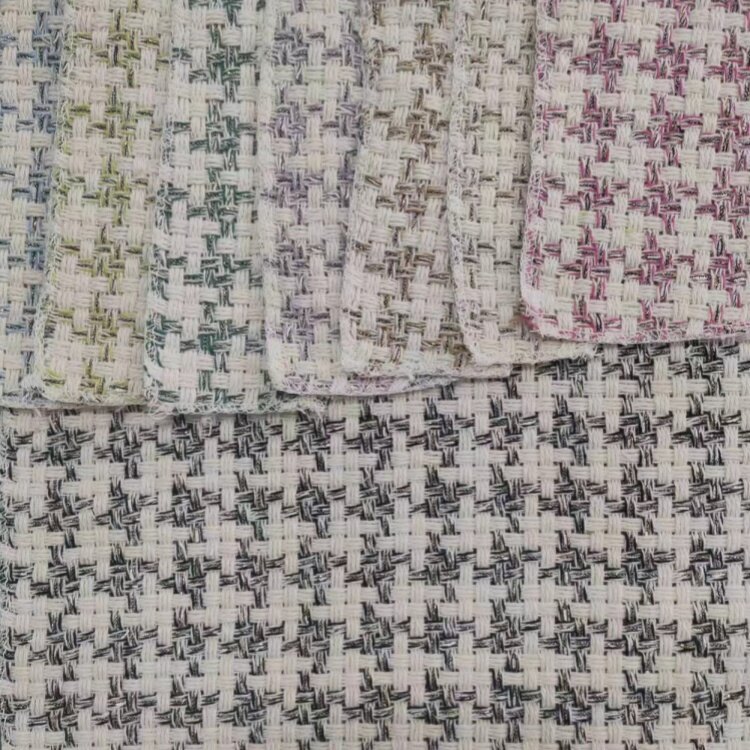 Fabraic Tweed Snáithe Órga Houndstooth
