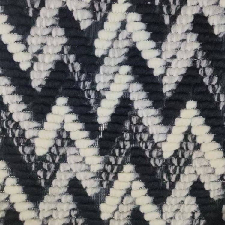 Abric Jacquard d'espina de peix de teixit de punt