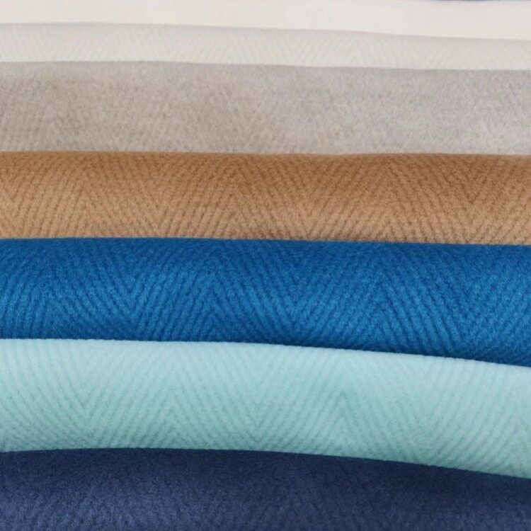 herringbone overcoat knit fabric 2