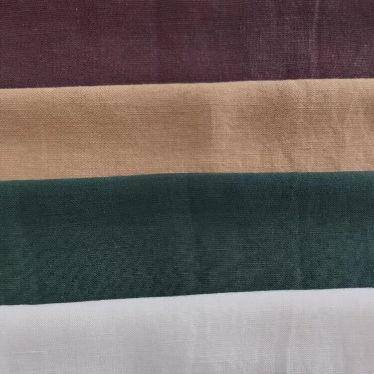 high-quality viscose linen slub fabric 2