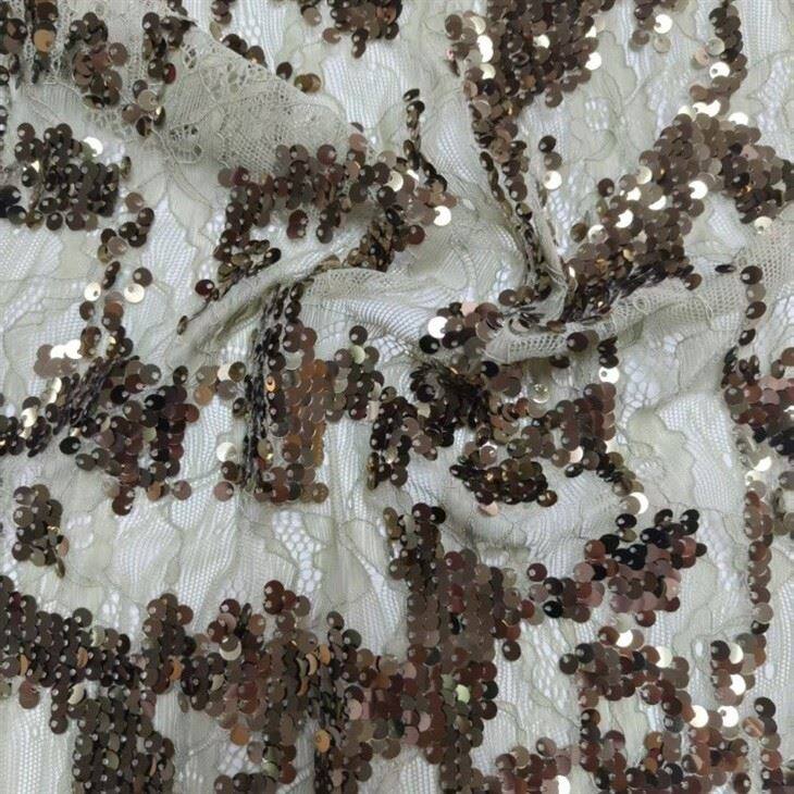 Lace Sequin Embroidery Fabric