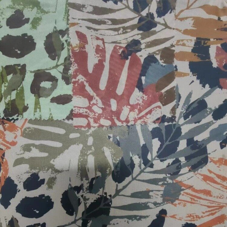 leaf mesh print fabric 2