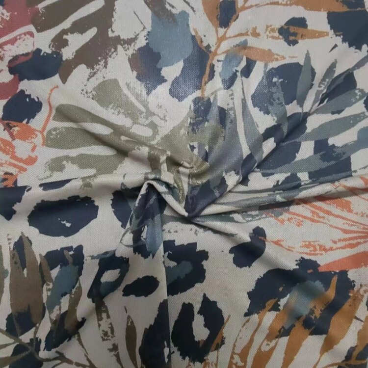 Netzstoff mit Blattmuster