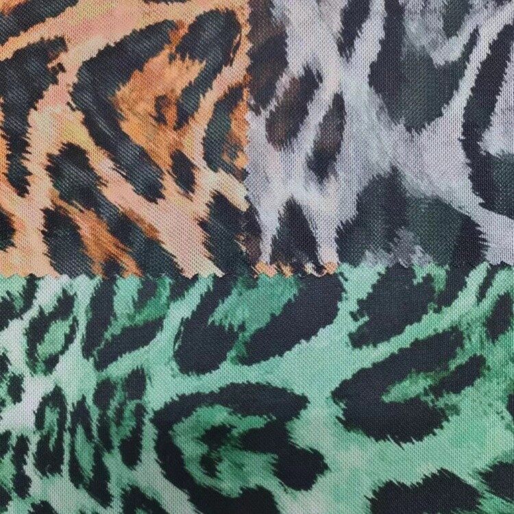 leopard mesh print fabric 2