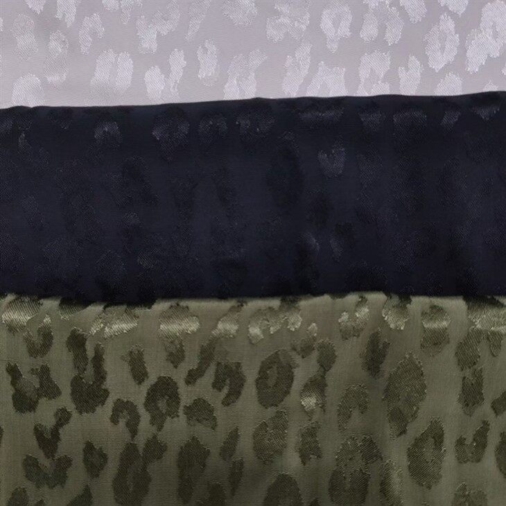 color for leopard viscose jacquard