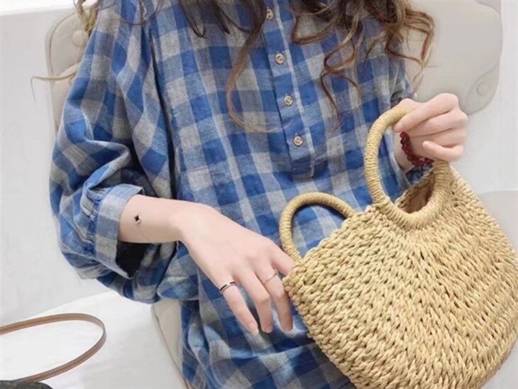 34 LINEN CHECK FABRIC