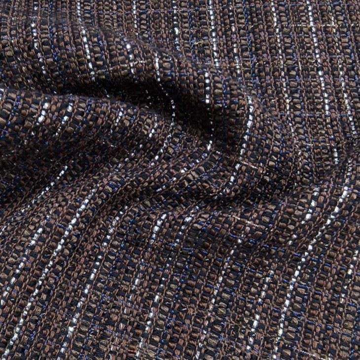 Ύφασμα Lurex Chanel Brown Tweed