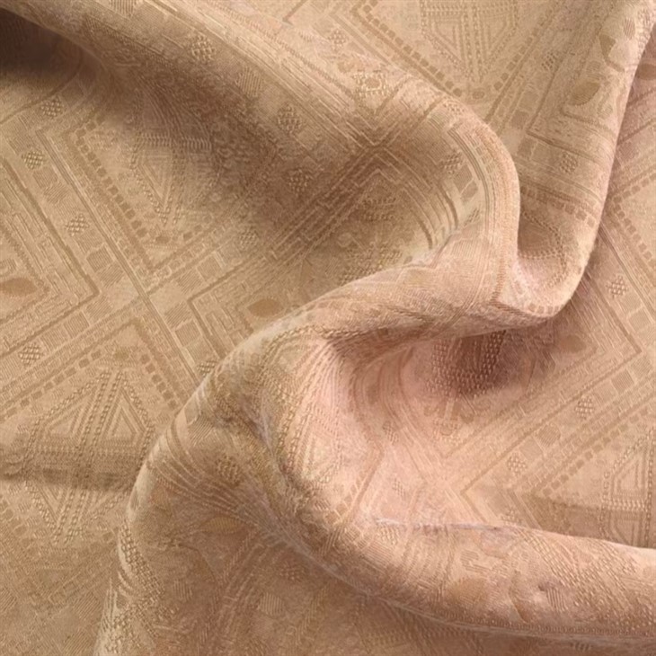 Lyocell Filament Viscose Jacquard Fabric