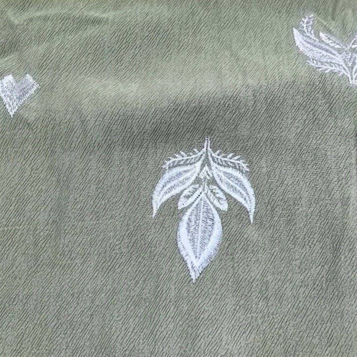 Tecido bordado Lyocell rayon