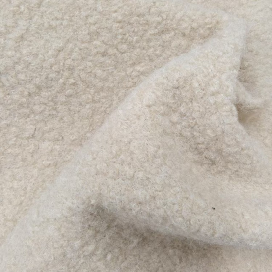 Kain rajutan melange boucle