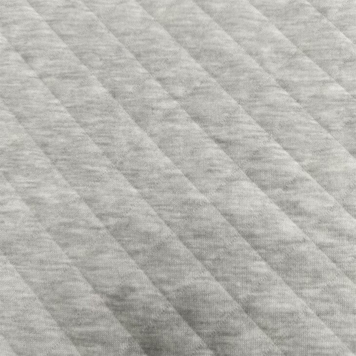 Melange Diamond Jacquard Knit Fabric