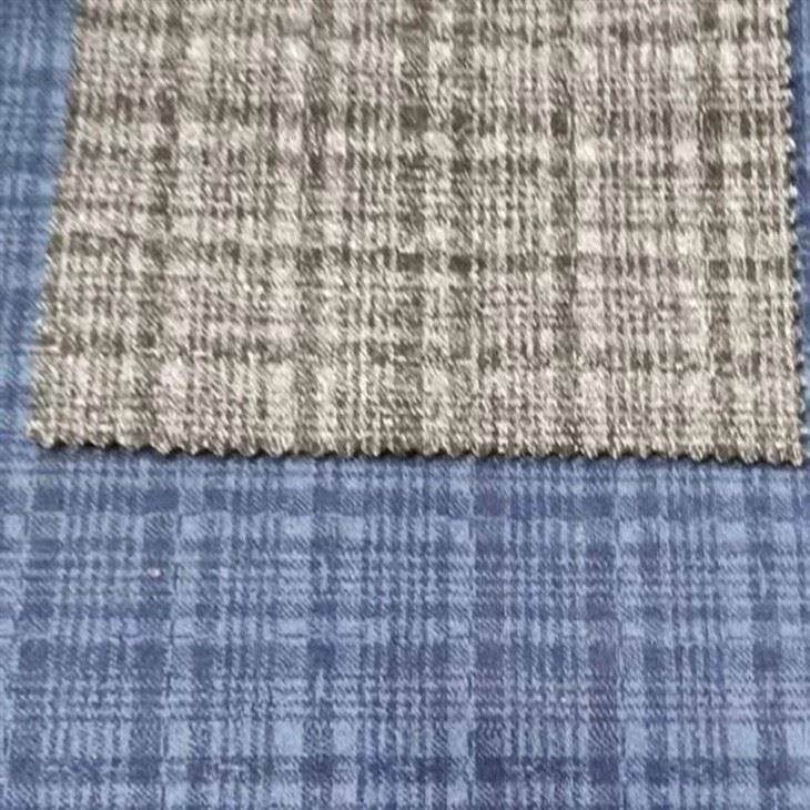 Men's Wool Like Tweed Check Fabric suppliers