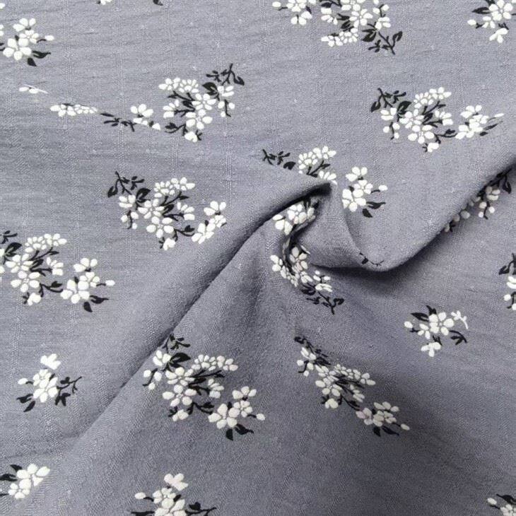 Mini Flower Print Polyester Fabric