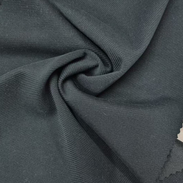 modal poly stretch twill knitted fabric 2